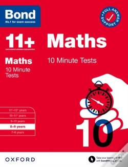 Capa do artigo Bond 11+ Maths 10 Minute Tests With Answer Support 8-9 Years (For Gl Assessment & Other 11 Plus Exams)