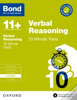 Capa do artigo Bond 11+: Verbal Reasoning 10 Minute Tests With Answer Support 8-9 Years (For Gl Assessment & Other 11 Plus Exams)