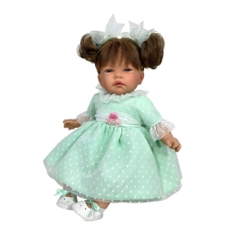 Capa do artigo Boneca Célia Plumeti com cabelo castanho 45 cm