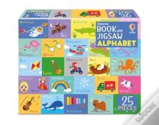 Book And Jigsaw Alphabet
