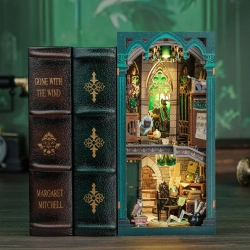 Capa do artigo Book Nook Kit Miniature - DIY - Darkness Common Room - 150pc + LED Light