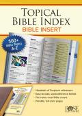 Book: Topical Bible Index Insert