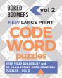 Bored Boomers New Large Print Codeword Puzzles - Preview