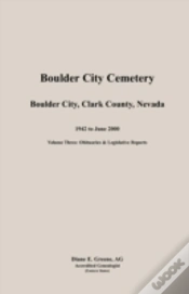 Capa do artigo Boulder City, Cemetery, Volume 3