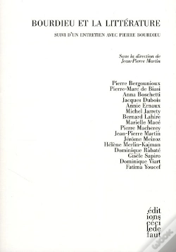 Capa do artigo Bourdieu Et La Litterature