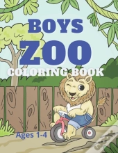 Boy Zoo Coloring Book Ages 1-3