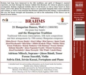 Capa do artigo Brahms: Hungarian Dances and the Hungarian Tradition - CD