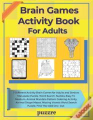 Brain Games Activity Book For Adults
