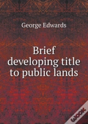 Capa do artigo Brief Developing Title To Public Lands