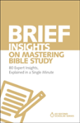 Brief Insights On Mastering Bible Study