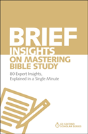Brief Insights On Mastering Bible Study - Preview