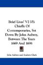 Brief Lives' V2 I-Y: Chiefly Of Contempo - Preview