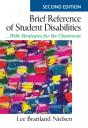 Brief Reference Of Student Disabilities - Preview