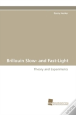 Capa do artigo Brillouin Slow- And Fast-Light