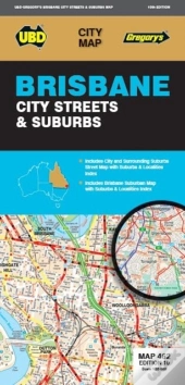 Brisbane City Streets & Suburbs Map 462 10th Ed