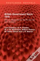 British Government Since 1918