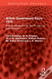 Capa do artigo British Government Since 1918