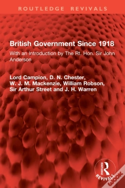 Capa do artigo British Government Since 1918