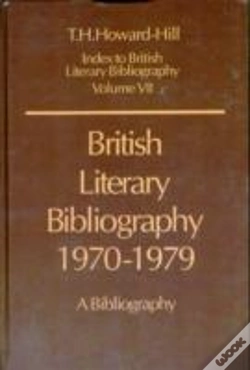 Capa do artigo British Literary Bibliography 1970-1979