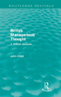 British Management Thought (Routledge Revivals) - Preview