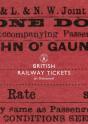 British Railway Tickets - Preview