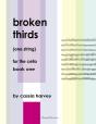 Broken Thirds (One String) For The Cello, Book One - Preview