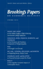 Brookings Papers On Economic Activity: Spring 2013 - Preview