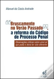Capa do artigo "Bruscamente no Verão Passado", a Reforma do Código de Processo Penal