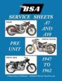 Bsa A7 - A10 'Service Sheets' 1947-1962 For All Rigid, Spring Frame And Swing Arm Group 'A' Motorcycles - Preview