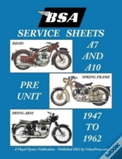 Capa do artigo Bsa A7 - A10 'Service Sheets' 1947-1962 For All Rigid, Spring Frame And Swing Arm Group 'A' Motorcycles
