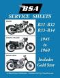 Bsa B31 - B32 - B33 - B34 'Service Sheets' 1945-1960 For All Pre-Unit Rigid, Spring Frame And Swing Arm Models - Preview