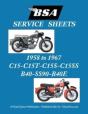 Bsa C15-C15t-C15s-C15ss-B40-Ss90-B40e 'Service Sheets' 1958-1967 - Preview