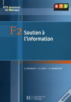 Capa do artigo Bts Assistant Manager ; F2 Soutien À L'Information ; Livre De L'Élève