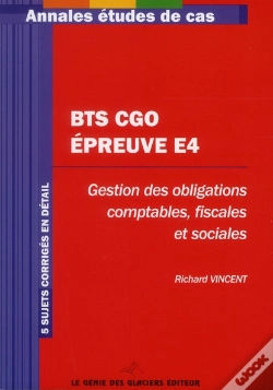 Capa do artigo Bts Cgo : Epreuve E4 - Annales Etudes De Cas