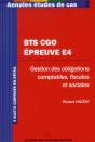 Bts Cgo : Epreuve E4 - Annales Etudes De Cas - Preview