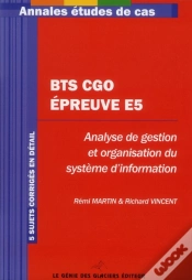 Capa do artigo Bts Cgo : Epreuve E5 - Annales Etudes De Cas