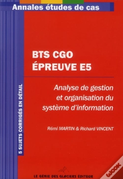 Capa do artigo Bts Cgo : Epreuve E5 - Annales Etudes De Cas