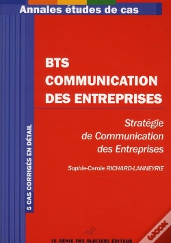 Capa do artigo Bts Communication Des Entreprises - Annales Etudes De Cas