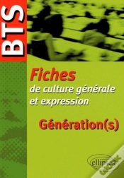 Capa do artigo Bts - Fiches De Culture Générale Et Expression - Génération(S)