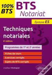 Bts Notariat : Techniques Notariales