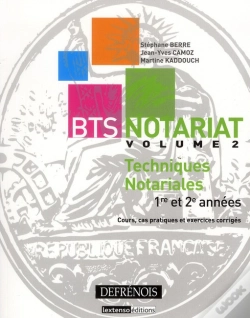 Capa do artigo Bts Notariat Techniques Notariales