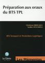 Bts Tpl ; Préparation Aux Oraux Du Bts Tpl (Édition 2015) - Preview