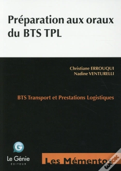 Capa do artigo Bts Tpl ; Préparation Aux Oraux Du Bts Tpl (Édition 2015)