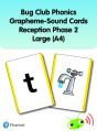 Bug Club Phonics Grapheme-Sound Cards Reception Phase 2 Large (A4) - Preview