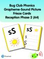 Bug Club Phonics Grapheme-Sound Picture Frieze Cards Reception Phase 2 (A4) - Preview