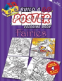 Build A 3-D Poster Coloring Book -- Fairies - Preview
