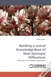 Capa do artigo Building A Lexical Knowledge-Base Of