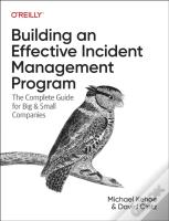 Building An Effective Incident Management Program