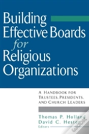 Capa do artigo Building Effective Boards For Religious Organizations