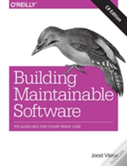 Capa do artigo Building Maintainable Software, C# Edition